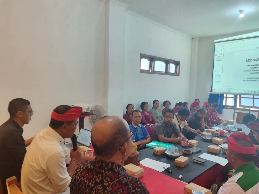 MUSYAWARAH PERTANGGUNGJAWABAN APBDESA TAHUN 2024